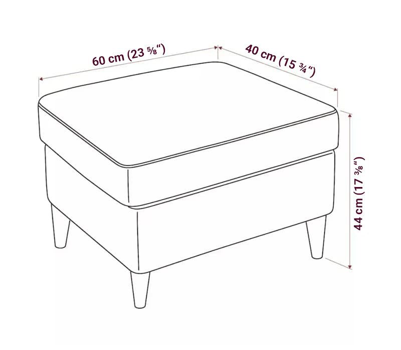 Strandmon Voetenbank Hoes