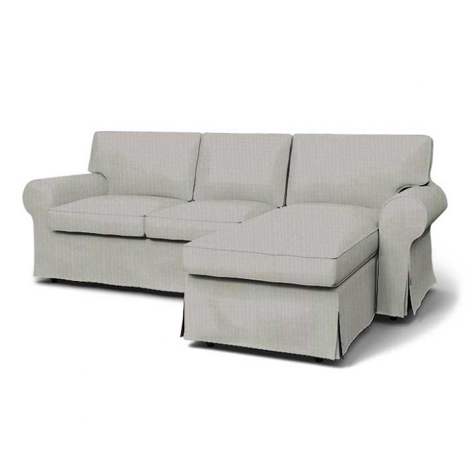 Ektorp 3-Sitzer Bezug mit récamiere