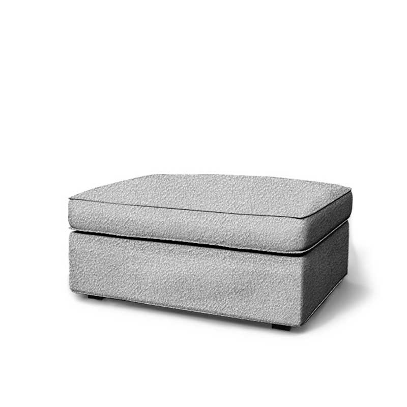 Kivik Voetenbank Hoes - Royal Bouclé Wit #1 kivik-footstool-Royal-Boucle-Wit-1 — Norsemaison