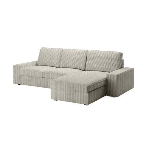Kivik 3-zits met Chaise Longue Hoes