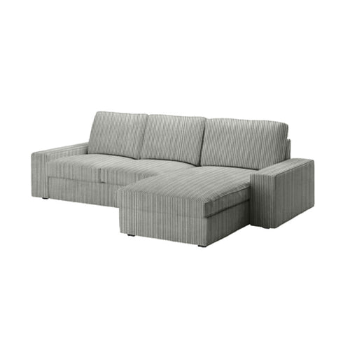 Kivik 3-zits met Chaise Longue Hoes