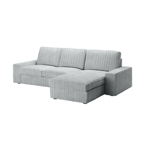 Kivik 3-zits met Chaise Longue Hoes