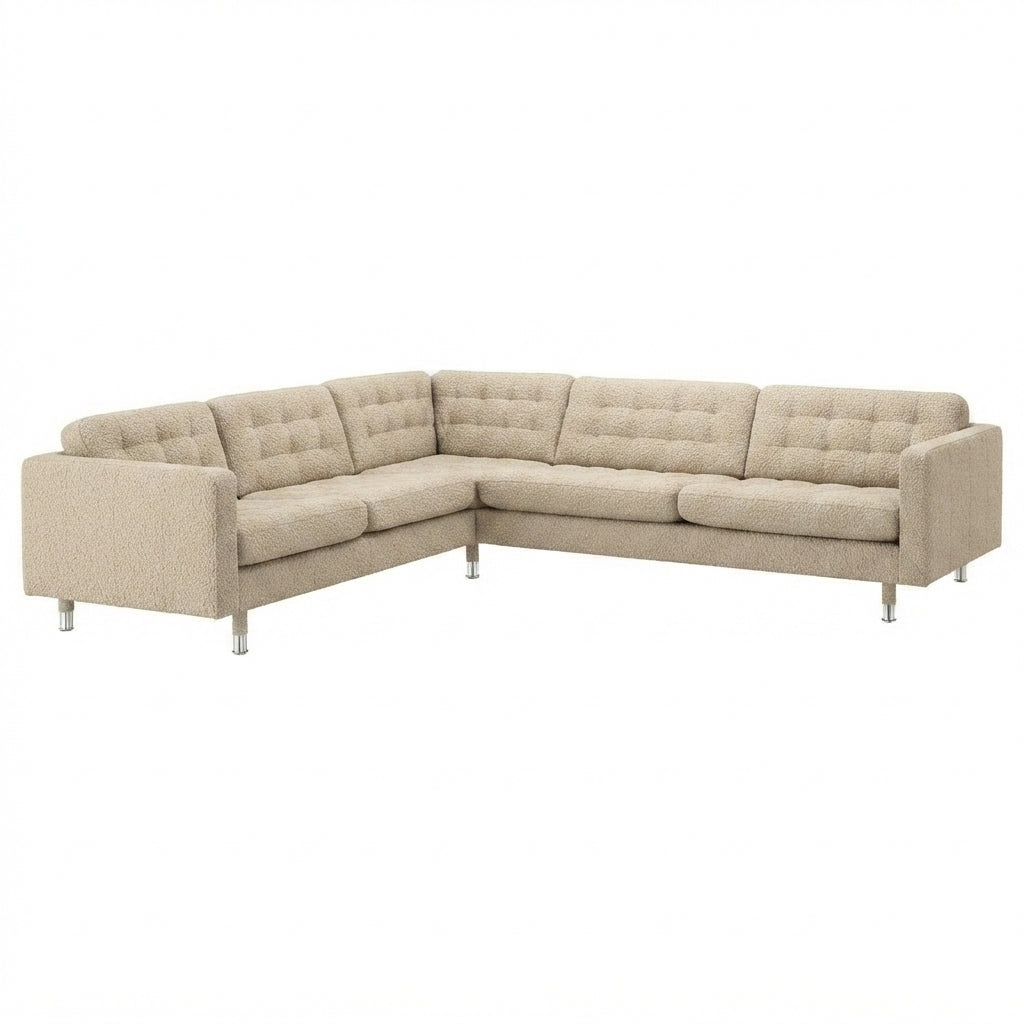 Landskrona Bezug für 5-Sitzer-Ecksofa (2+3) – Royal Bouclé – Beige #4