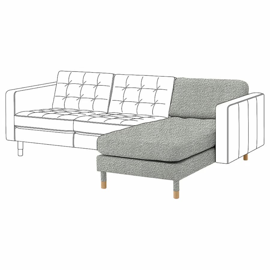 Landskrona Chaise Longue Hoes