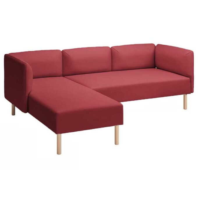Lillehem 2-seat with chaise longue cover