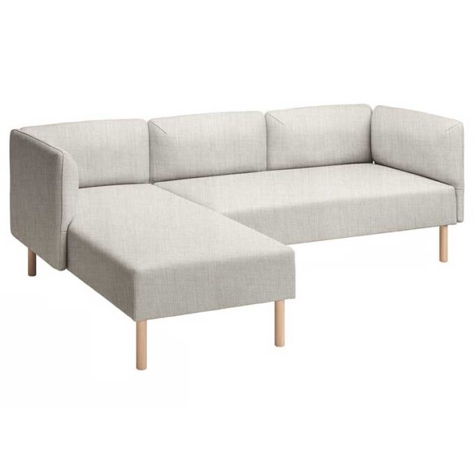 Lillehem 2-seat with chaise longue cover