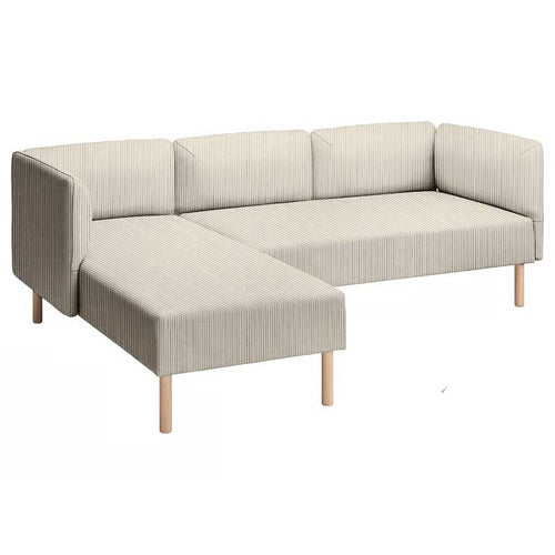 Lillehem 2-zits met chaise longue hoes