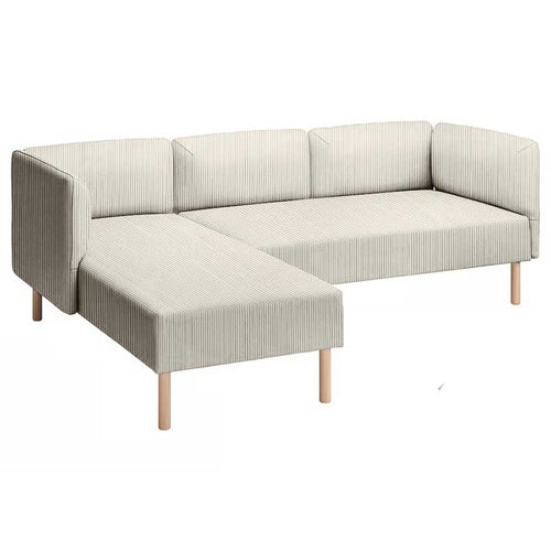 Lillehem 2-zits met chaise longue hoes
