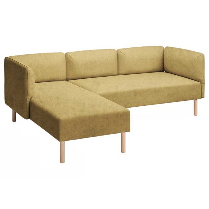 Lillehem 2-seat with chaise longue cover