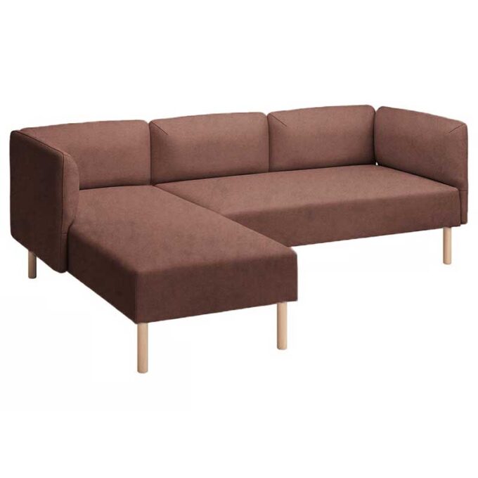 Lillehem 2-seat with chaise longue cover
