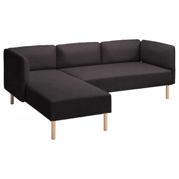 Lillehem 2-seat with chaise longue cover