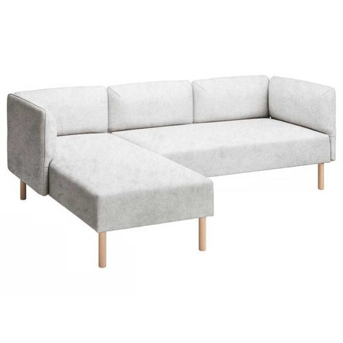 Lillehem 2-zits met chaise longue hoes