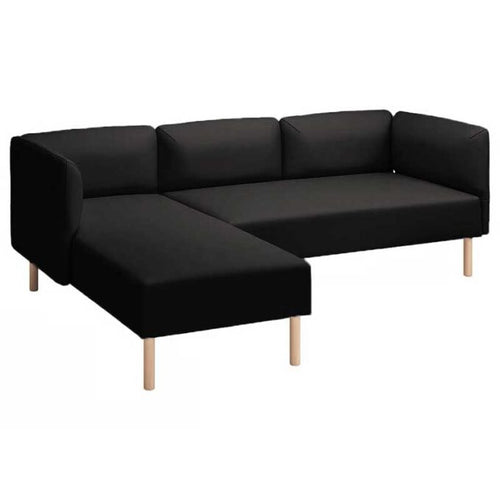 Lillehem 2-zits met chaise longue hoes