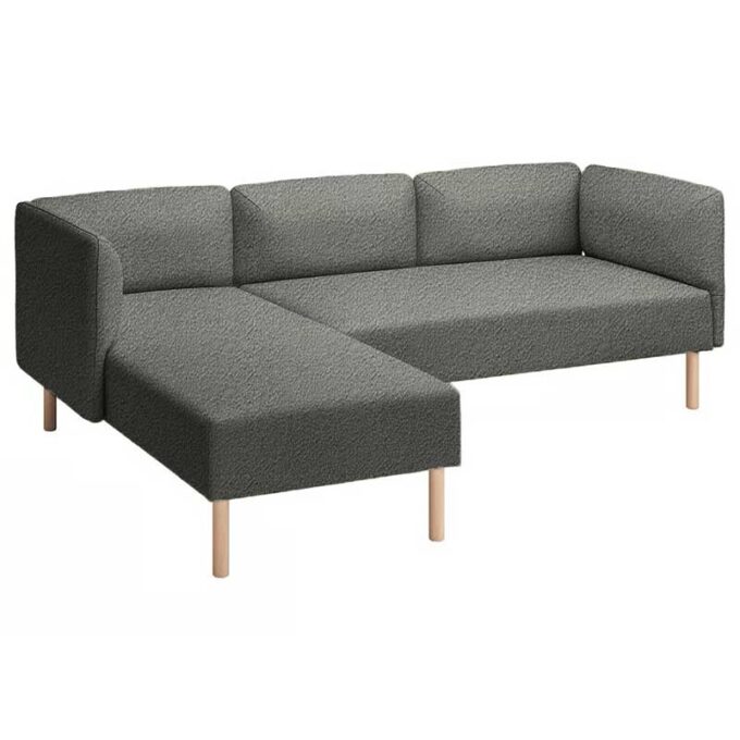 Lillehem 2-seat with chaise longue cover