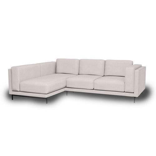 Nockeby 3-zits hoes met chaise longue links