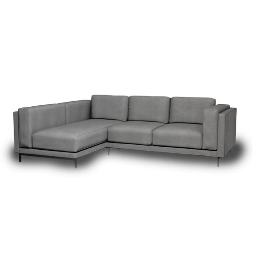 Nockeby 3-zits hoes met chaise longue links