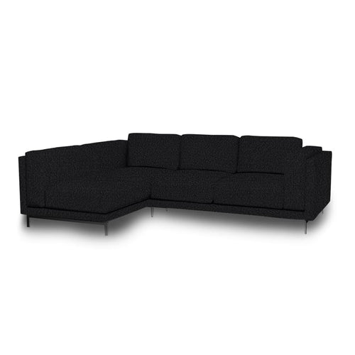 Nockeby 3-zits hoes met chaise longue links