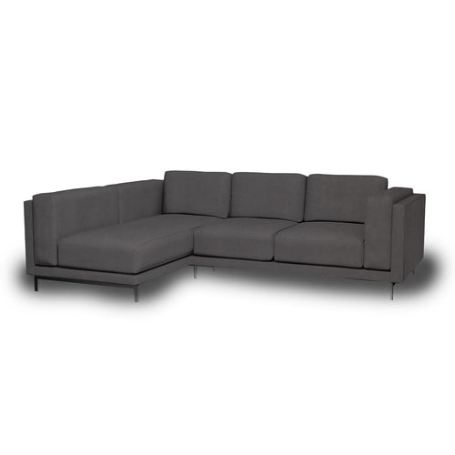Nockeby 3-zits hoes met chaise longue links
