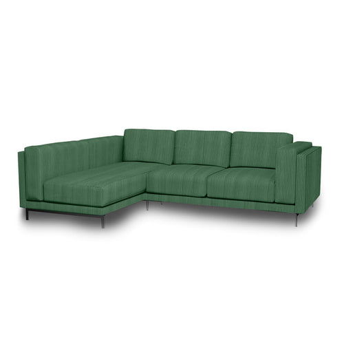 Nockeby 3-zits hoes met chaise longue links