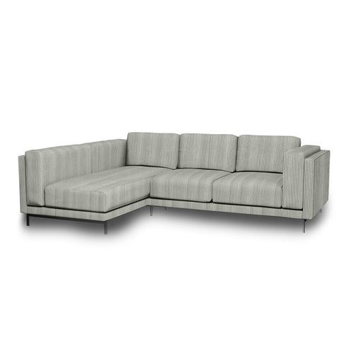 Nockeby 3-zits hoes met chaise longue links