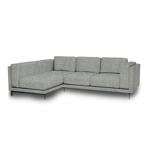 Nockeby 3-zits hoes met chaise longue links