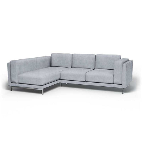 Nockeby 3-zits hoes met chaise longue links