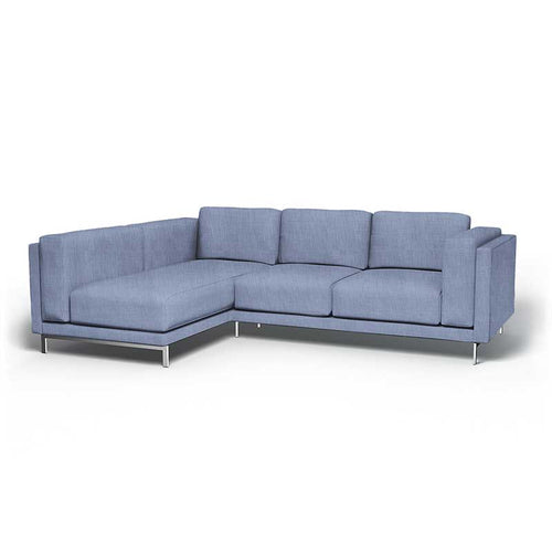 Nockeby 3-zits hoes met chaise longue links