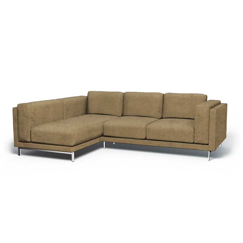 Nockeby 3-zits hoes met chaise longue links