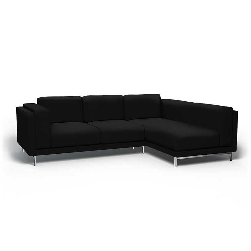 Funda para sofá de 3 plazas Nockeby con chaise longue derecha