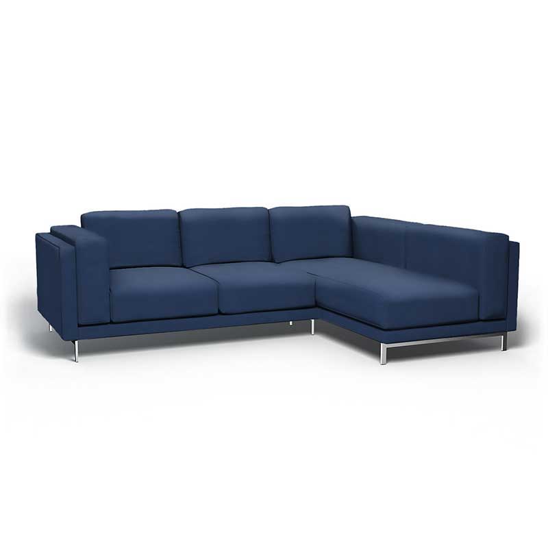 Funda para sofá de 3 plazas Nockeby con chaise longue derecha