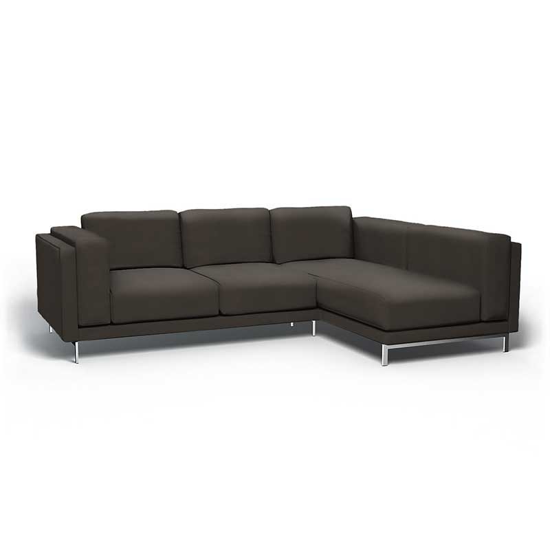 Funda para sofá de 3 plazas Nockeby con chaise longue derecha