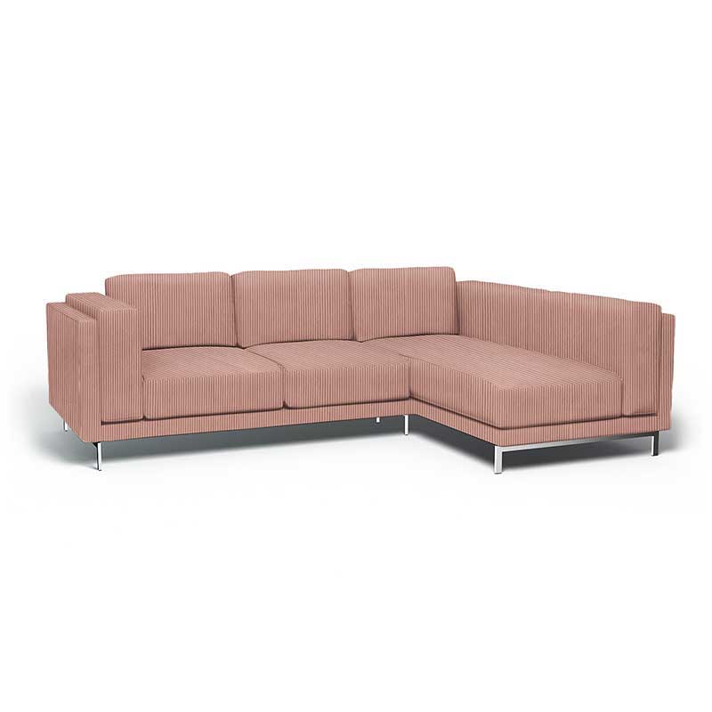 Funda para sofá de 3 plazas Nockeby con chaise longue derecha