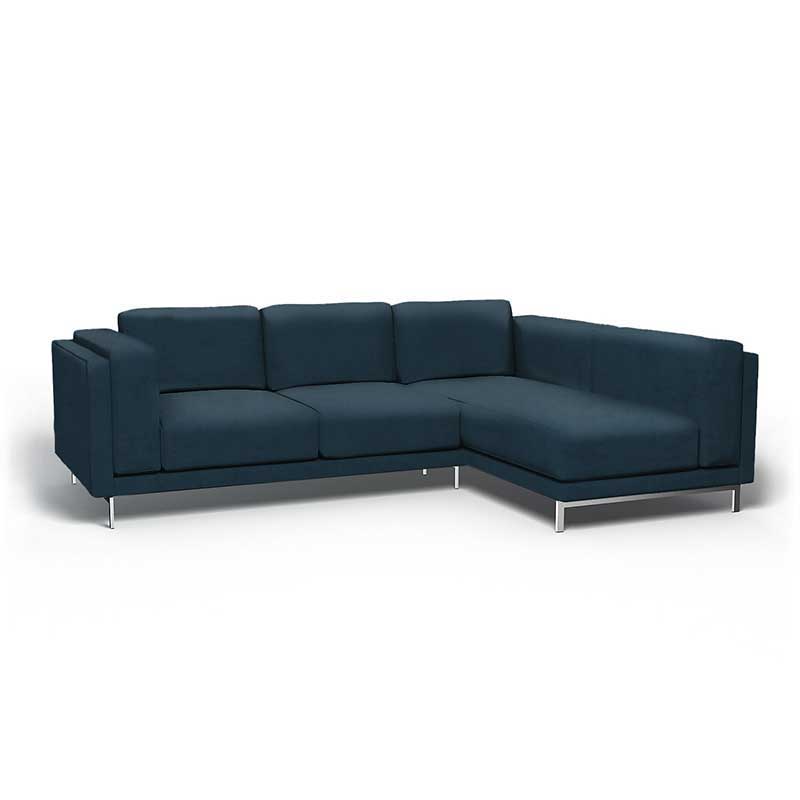 Funda para sofá de 3 plazas Nockeby con chaise longue derecha
