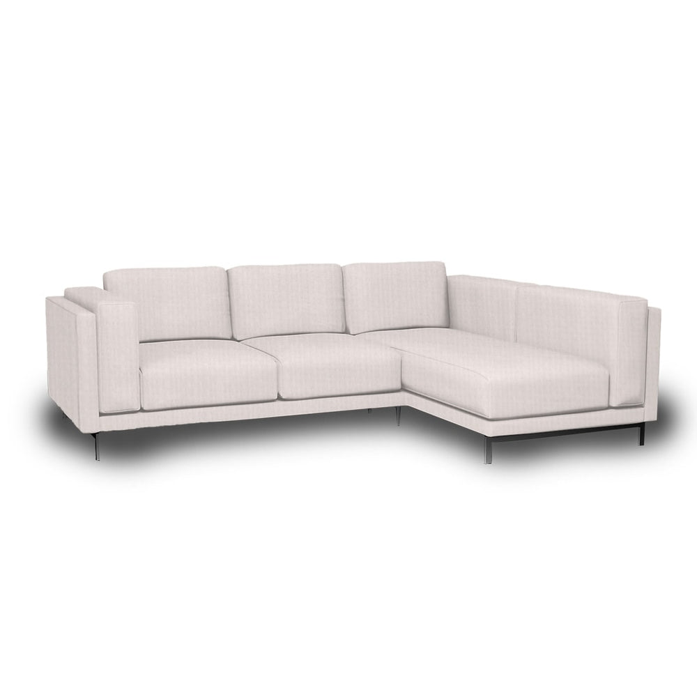 Nockeby 3-zits hoes met chaise longue rechts