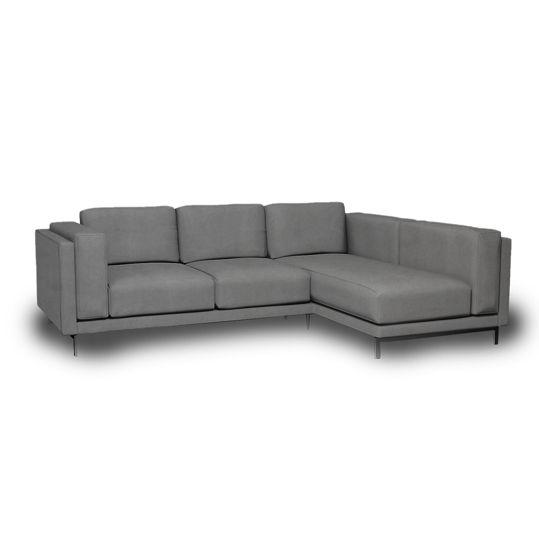 Funda para sofá de 3 plazas Nockeby con chaise longue derecha