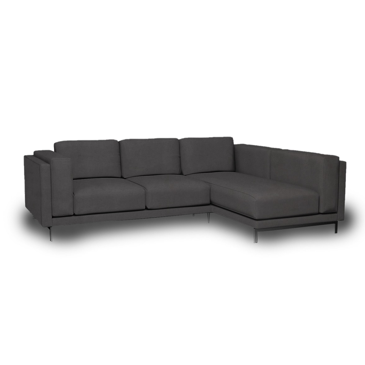 Funda para sofá de 3 plazas Nockeby con chaise longue derecha
