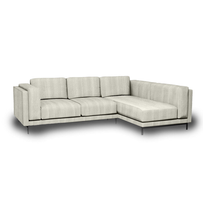 Funda para sofá de 3 plazas Nockeby con chaise longue derecha