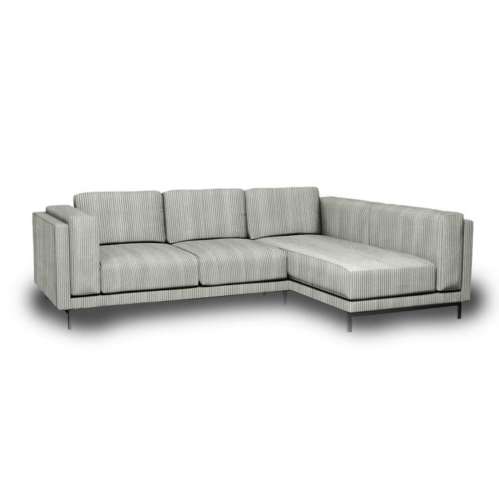 Funda para sofá de 3 plazas Nockeby con chaise longue derecha