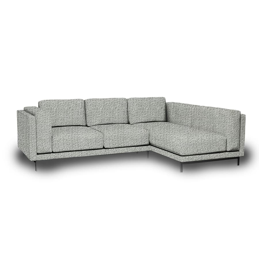 Funda para sofá de 3 plazas Nockeby con chaise longue derecha