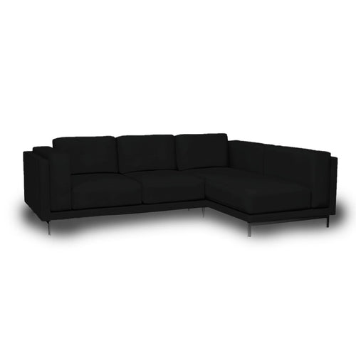Nockeby 3-zits hoes met chaise longue rechts