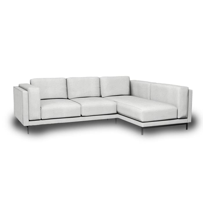 Funda para sofá de 3 plazas Nockeby con chaise longue derecha
