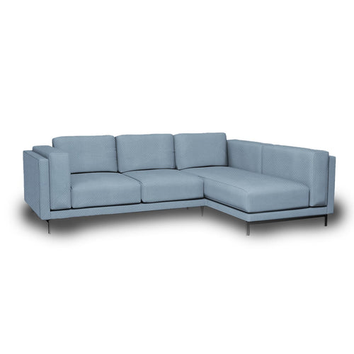 Nockeby 3-zits hoes met chaise longue rechts