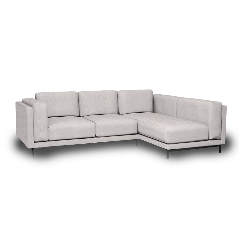 Nockeby 3-zits hoes met chaise longue rechts