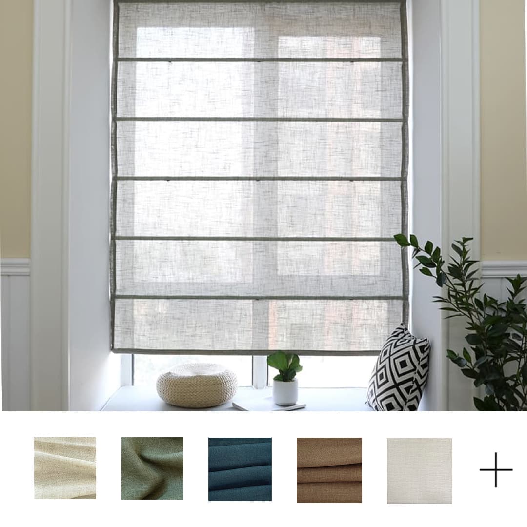 Linnen Vouwgordijnen