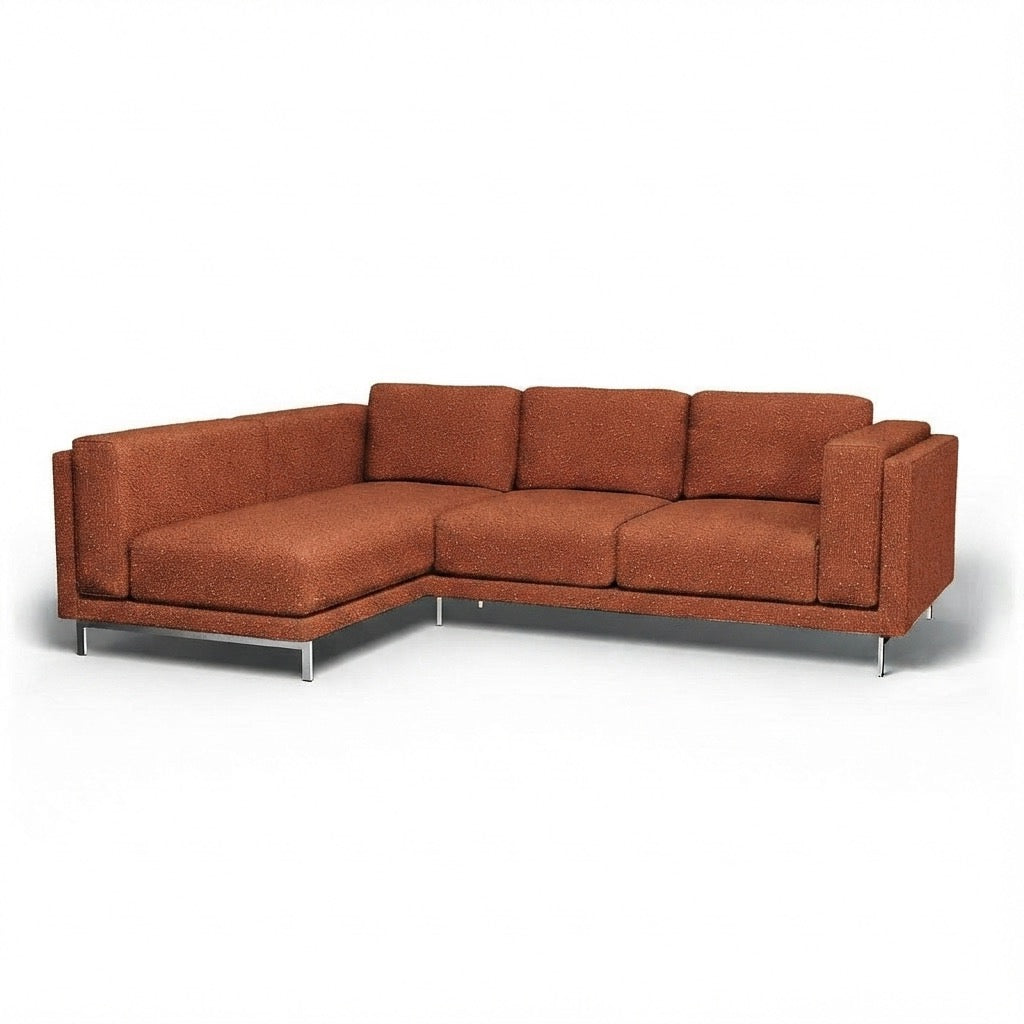Nockeby 3-zits hoes met chaise longue links - Royal Bouclé Roest #7 royal-boucle-7_6daf5a33-3d5a-455c-9740-9249c2aef4e0 — Norsemaison