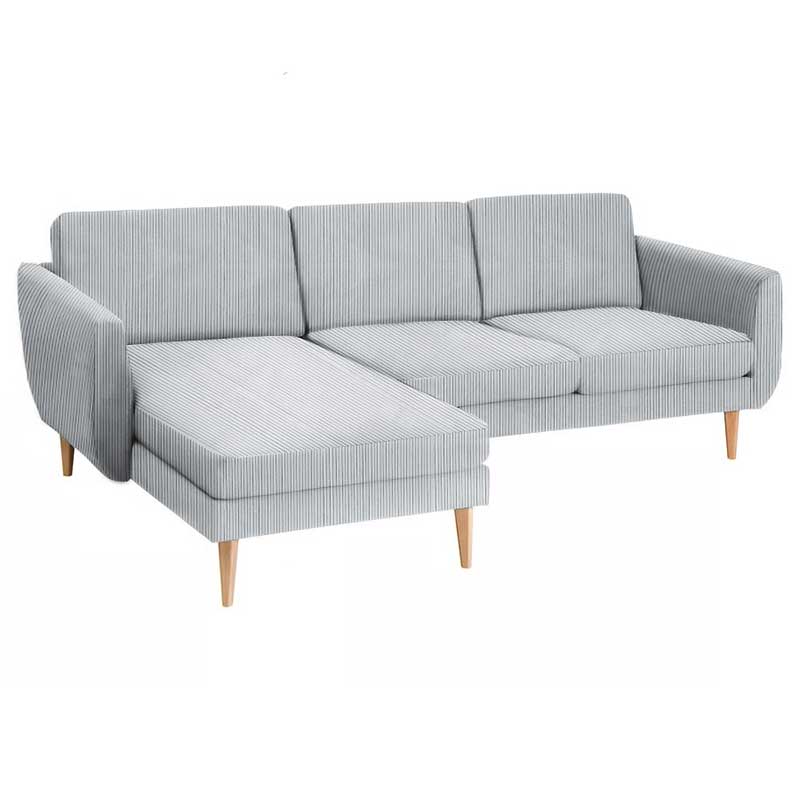 Smedstorp 3-seat with chaise longue cover left