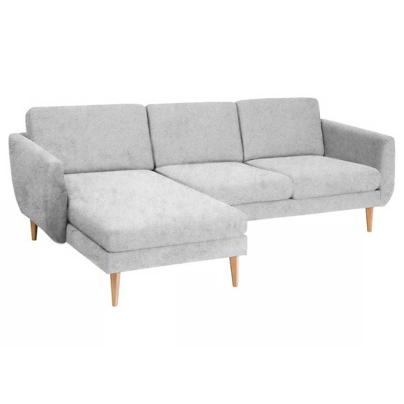 Smedstorp 3-seat with chaise longue cover left