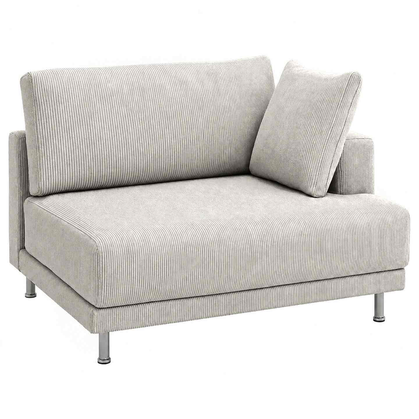 Uppåkra 1.5-seat module with right armrest cover