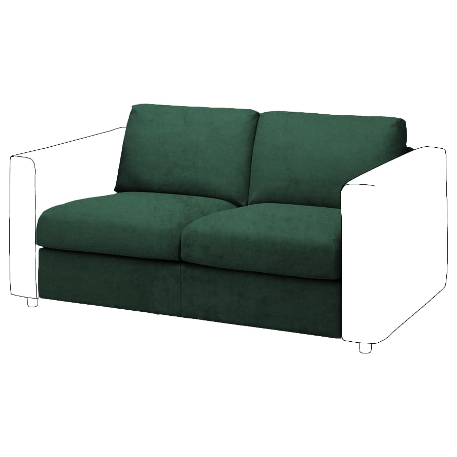 Vimle 2-seat Sofa bed Element Cover