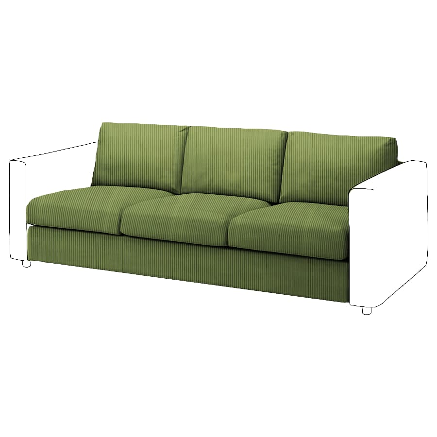 Vimle 3-seat Sofa bed Element Cover